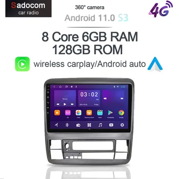 360 Панорамна Камера 6G + 128G Android 11,0 Кола DVD плейър GPS КАРТА WIFI Bluetooth 5,0 RDS Радио За Toyota Alphard 2004-2008 2009