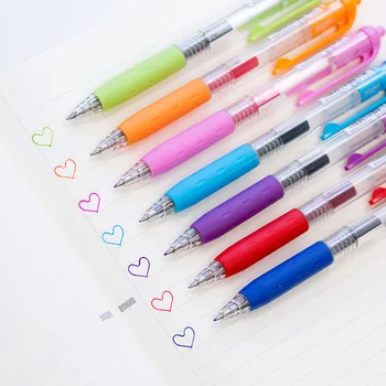 8 бр Маркова гел писалка 0,5 мм на тънка химикалка с цветно мастило, връхчета-втулки, канцеларски материали, ученически пособия, Материали escolar F427