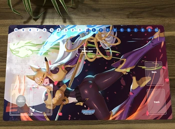 Digimon Sakuyamon Тенис на Постелката За Игра Търговски Карти Подложка за игра DTCG CCG Подложка За Мишка TCG Игрална Подложка Подложка За Мишка Безплатен Чанта