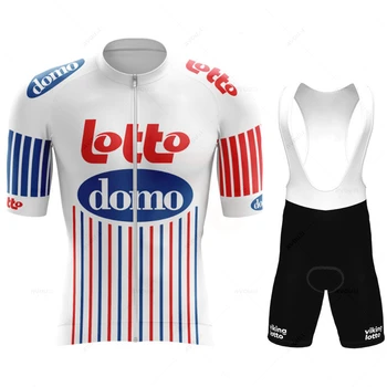 Lotto Soudal Лятна Велосипедна Майк Комплект Командния Цикъл Дрехи, Летни Дрехи За Планински Велосипеди Мъжки Спортни Дрехи Mallot Ciclismo Hombre