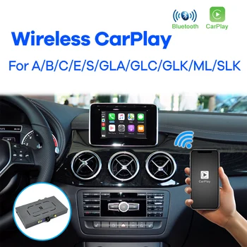 Безжична Apple CarPlay за Mercedes Benz A B C S GLK GLA ML SLK Class 2007-2017 NTG4.0 NTG4.5 NTG5.0 Android Автоматичен модул на Видео