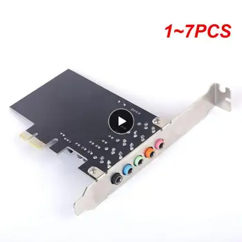 Воспроизводимая 5.1-канална звукова карта Pci-express чипсет PCI Express Xi-e Cmi8738, лека, висококачествена, преносима