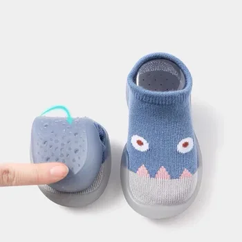 Детски Чорапи, Обувки, подходяща по цвят за бебета, Скъпа детски обувки за момчета, кукла, Детски Чорапи подметка, Обувки за момичета, които пътуват за първи път