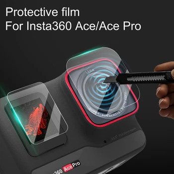 За Спортна Камера Insta360 Ace Pro Защитно Фолио За Екрана Обектив От Закалено Стъкло Против надраскване за Аксесоари Insta 360 Pro Ace