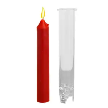 Конусовидна форма за свещ, дълга форма за свещ, Восъчен форма за леене, форма за восъчни стълбове, Форма за дълги свещи, Форма за вечеря, под формата на свещички за вземане на масата у дома