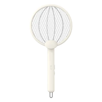 Лампа за борба с комарите Акумулаторна Електрическа сгъваема ракета от комари Swatter DC3000V Репелент за улицата