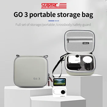 Мини-преносима чанта за съхранение на Insta360 GO 3, калъф за носене, чанта, защитна кутия за аксесоари за камери Insta360 GO 3.
