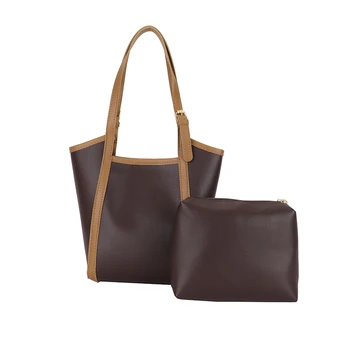 Модна дизайнерска дамска чанта за през рамото от изкуствена кожа, лесна ежедневна чанта 2023 г., нова однотонная класически алуминиеви композитни панели чанта.