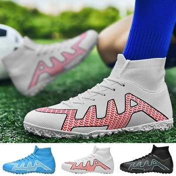Мъжки футболни обувки, Висококачествени Спортни Футболни Обувки Tf Fg, Футболни Обувки Five-a-side, Улични Нескользящие Футболни Обувки С Тревата