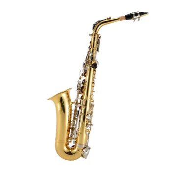 Саксофон златен alt Ми-бемол, инструмент за саксофон, в два цвята лак, златна процеса на Y-AS-495, саксофон SAX