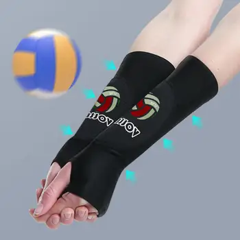 Спортни armlets за волейбол, спортни armlets със защитно покритие, дупка за палеца, за жени, мъже волейболни стрии за пас